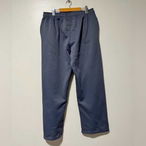 Adidas Men’s ClimaWarm Gray Track Pants Size L with Embroidered “H” & Eagle Logo - Picture 6 of 9